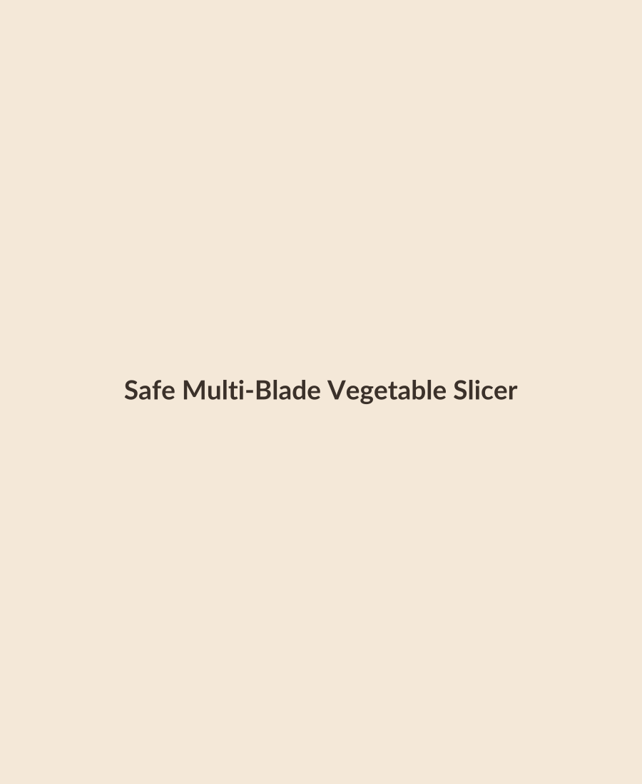 Safe Multi-Blade Vegetable Slicer