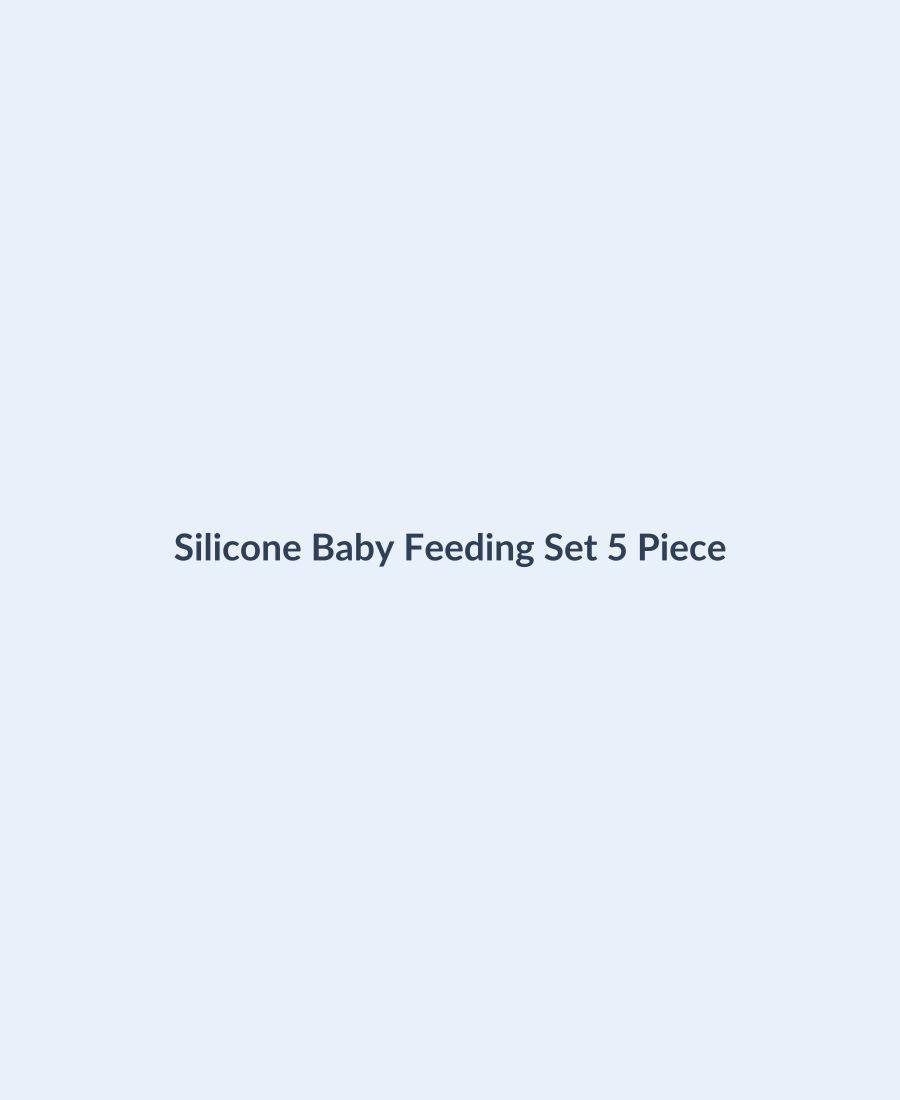 Silicone Baby Feeding Set 5 Piece