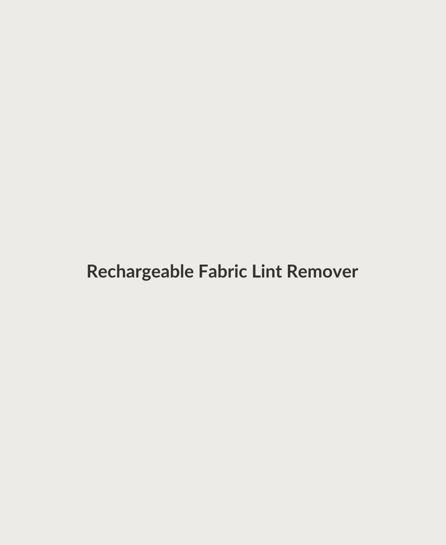 Rechargeable Fabric Lint Remover