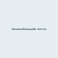 Wearable Rechargeable Neck Fan