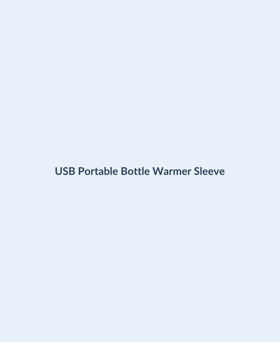 USB Portable Bottle Warmer Sleeve