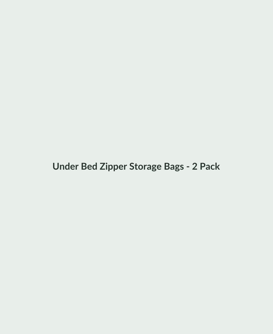 Under Bed Zipper Storage Bags - 2 Pack