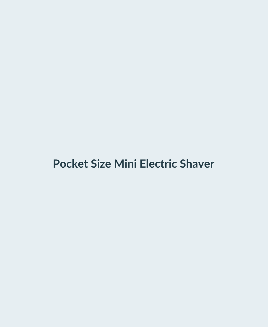 Pocket Size Mini Electric Shaver
