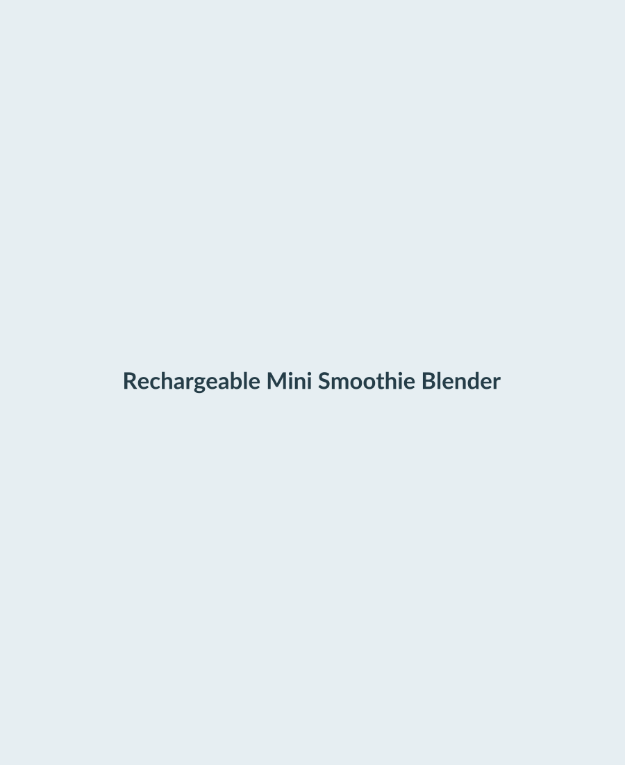 Rechargeable Mini Smoothie Blender