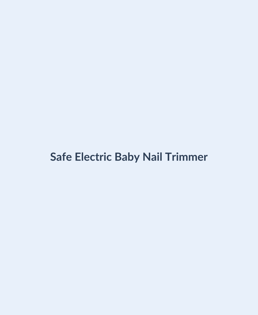 Safe Electric Baby Nail Trimmer