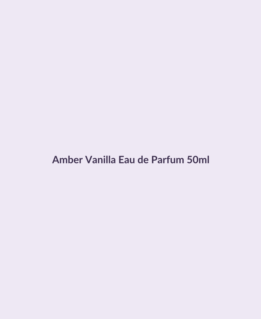 Amber Vanilla Eau de Parfum 50ml