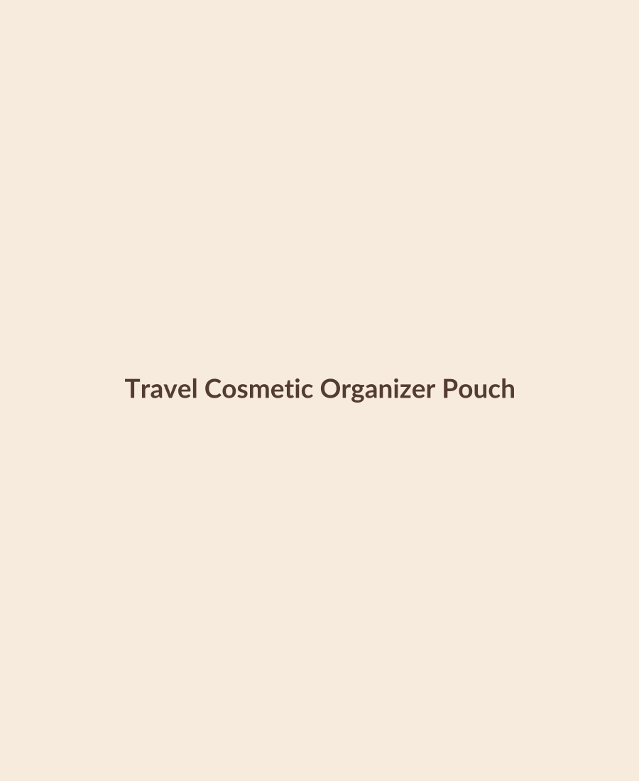 Travel Cosmetic Organizer Pouch