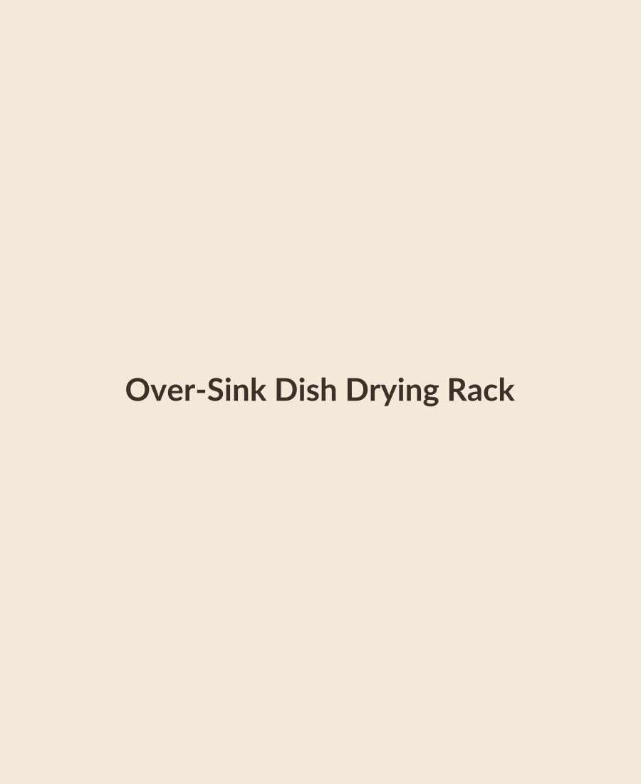 Over-Sink Dish Drying Rack
